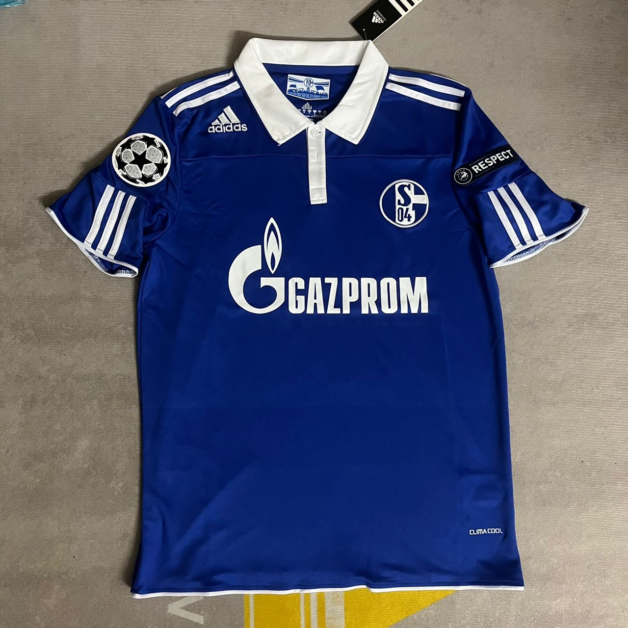Raul Gonzalez Blanco Schalke 04 Season 2010- 11 Retro Champions League Football Jersey Trikot