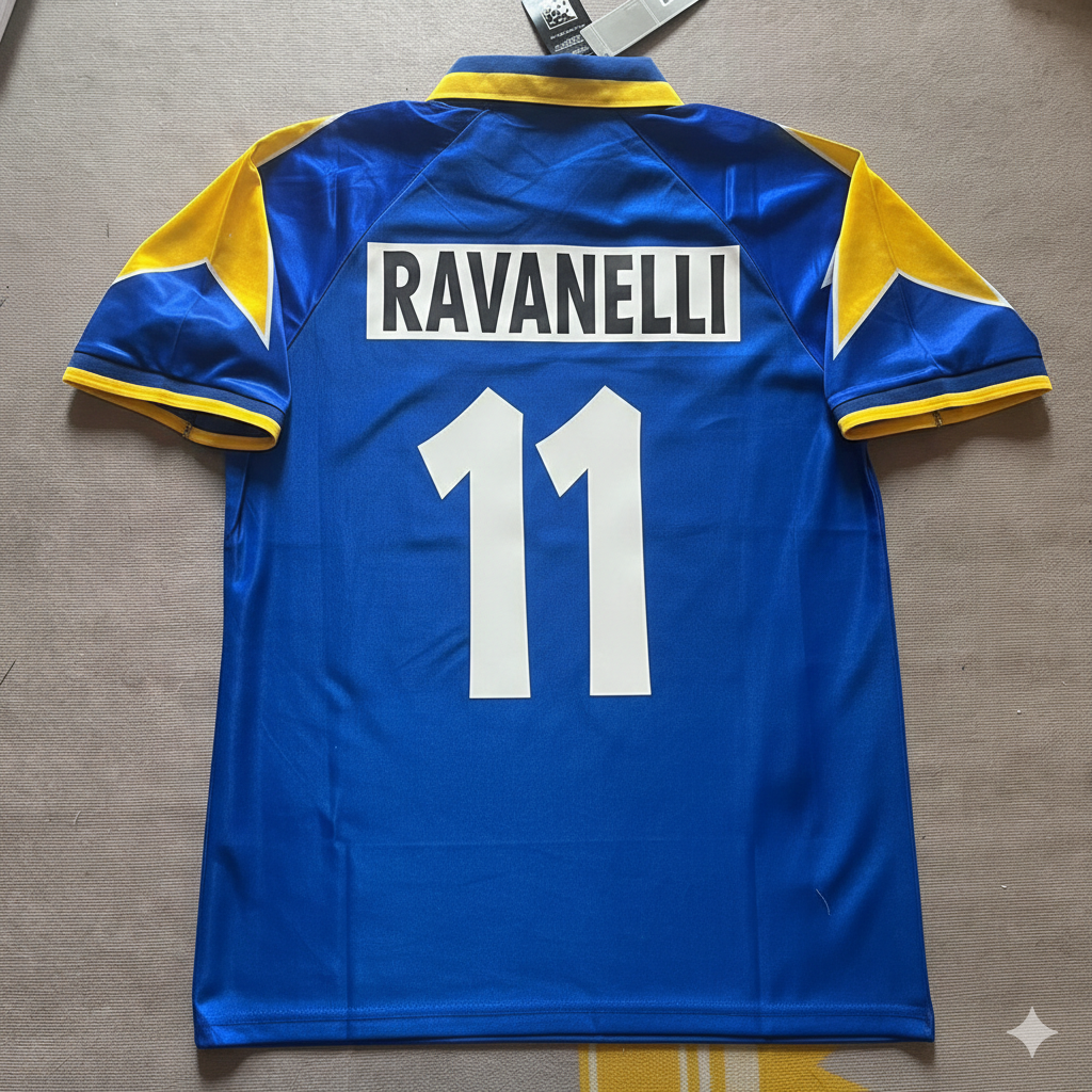 Fabrizio Ravanelli 11 Juventus 1995 1997 Retro Football Jersey Kit