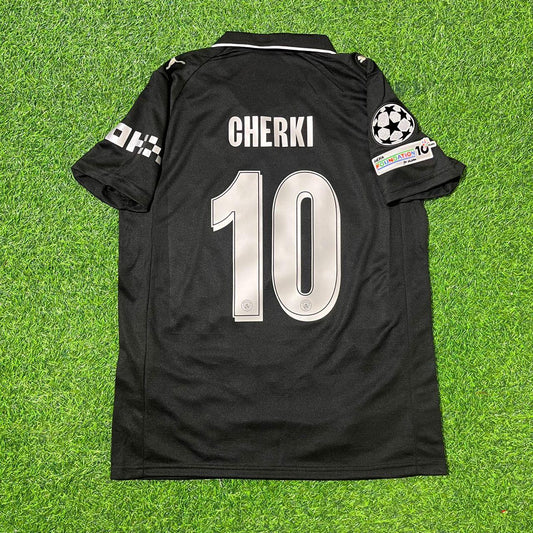 Rayan Cherki 10 Manchester City Black 2026 Champions League Patch Football Jersey