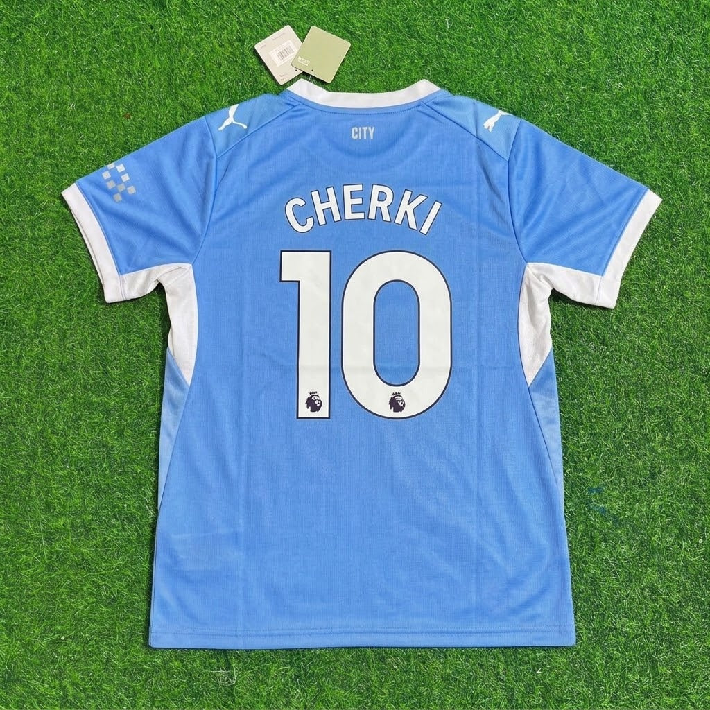 Rayan Cherki Manchester City 2026 27 Home Football Jersey