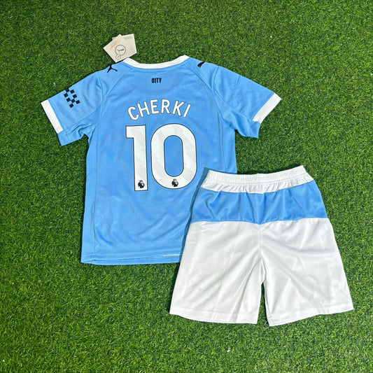 Rayan Cherki Manchester City Kids Home Football Jersey Collection