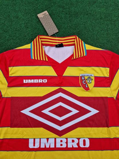RC Lens 1998 Retro Football Jersey Kit