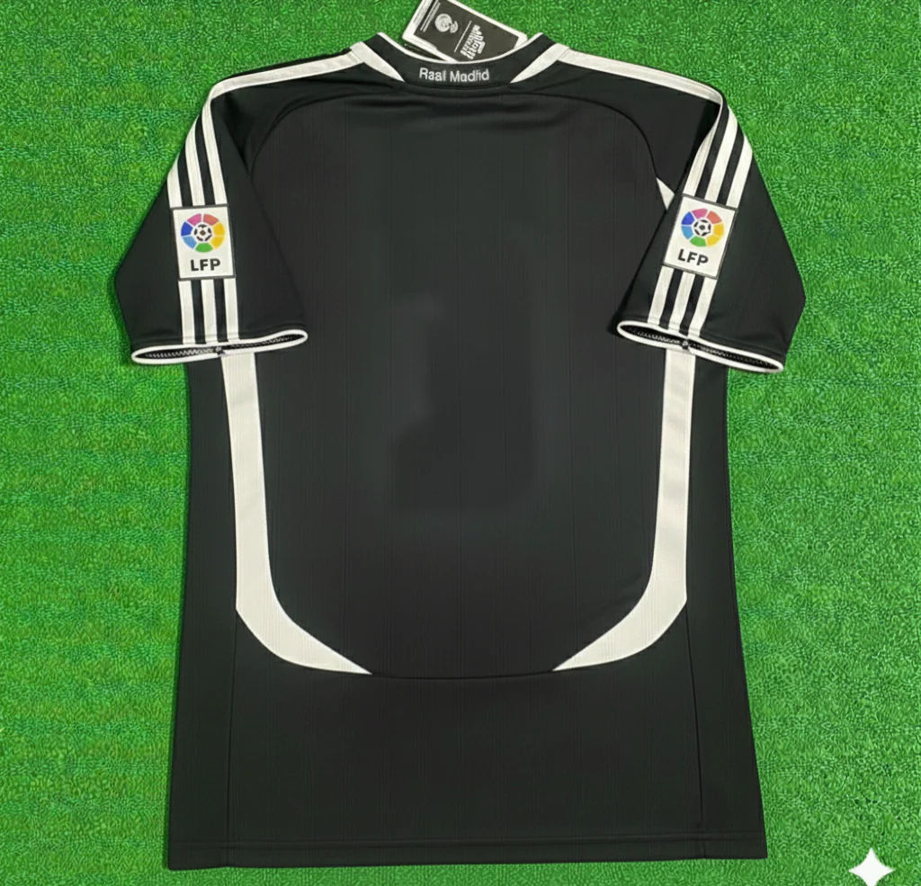 Real Madrid CF 2006-2007 Black Jersey Soccer Shirt
