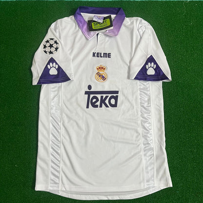 Real Madrid Roberto Carlos 1998 - 1999 Season Retro Vintage Football Jersey Kit