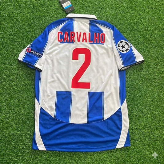 Ricardo Carvalho 2- Porto Retro Football Jersey Kit