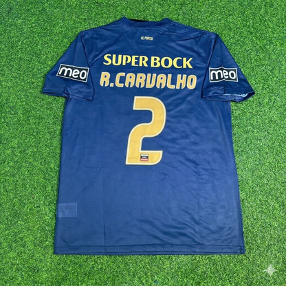 Ricardo Carvalho #2 FC Porto Home Retro Football Jersey Kit