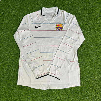 Ricardo Quaresma #20 Barcelona 2003 2004 Away Long Sleeve Retro Football Jersey Collection