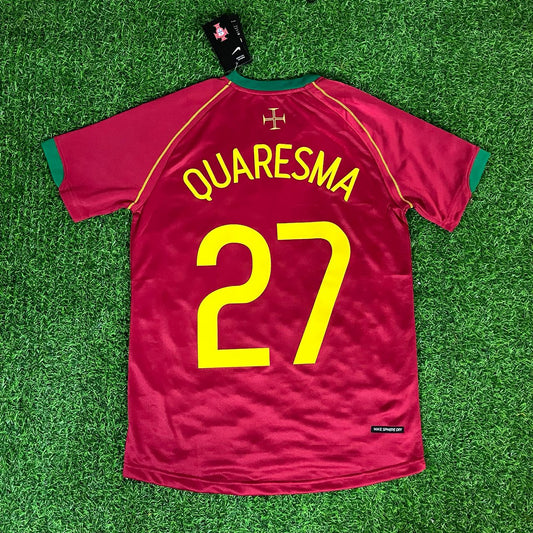 Ricardo Quaresma 27 - Portugal 2006 World Cup Retro Football Jersey Kit
