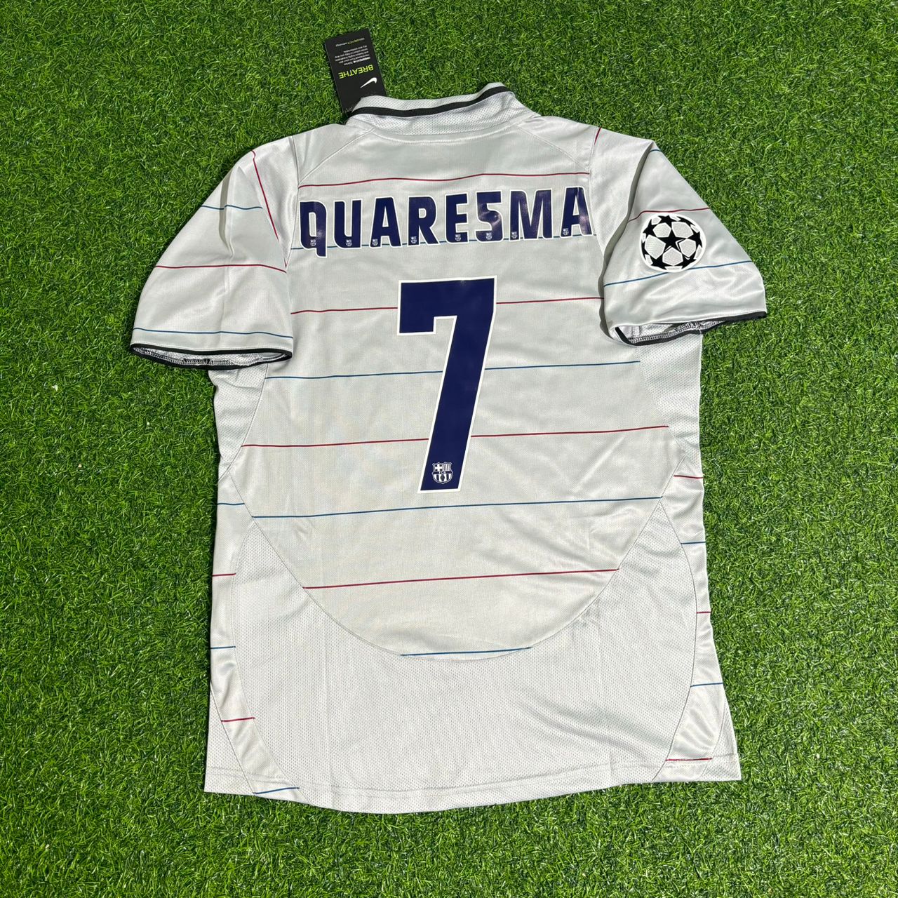 Ricardo Quaresma Barcelona 2003 2005 Away Retro Football Jersey