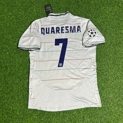 Ricardo Quaresma Barcelona 2003 2005 Away Retro Football Jersey