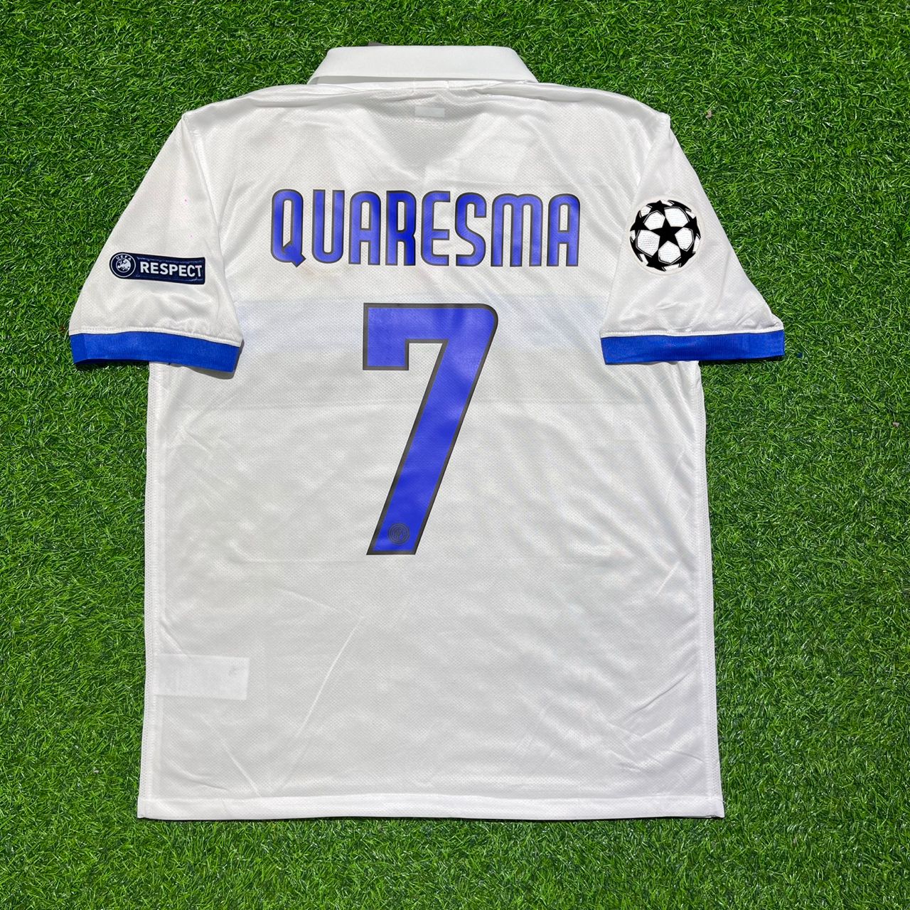 Ricardo Quaresma Inter 2009/2010 White Retro Football Jersey Kit