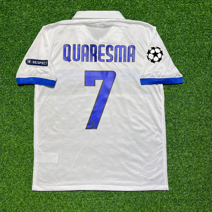 Ricardo Quaresma Inter 2009/2010 White Retro Football Jersey Kit