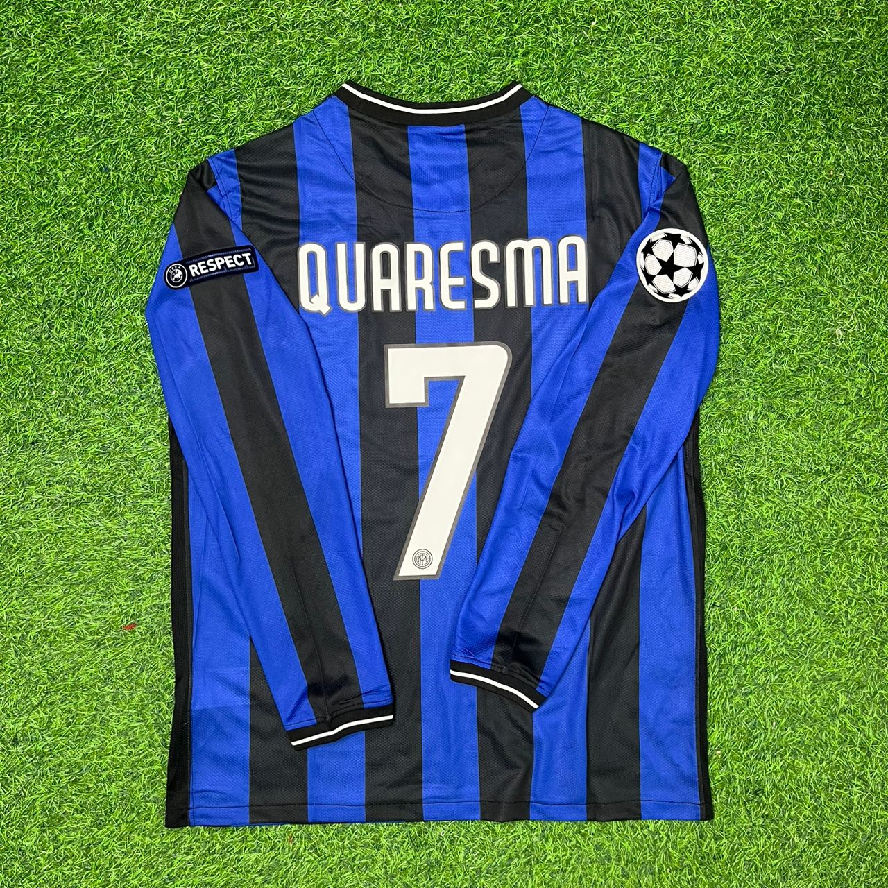Ricardo Quaresma Inter 2010 Champions League Final Football Jersey Kit