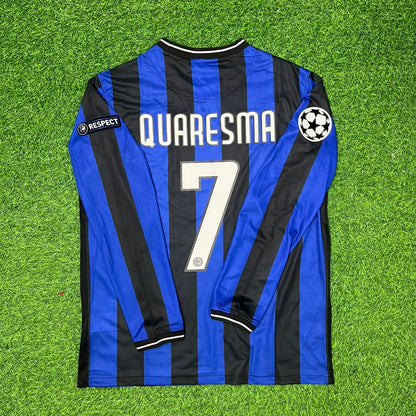 Ricardo Quaresma Inter 2010 Champions League Final Football Jersey Kit