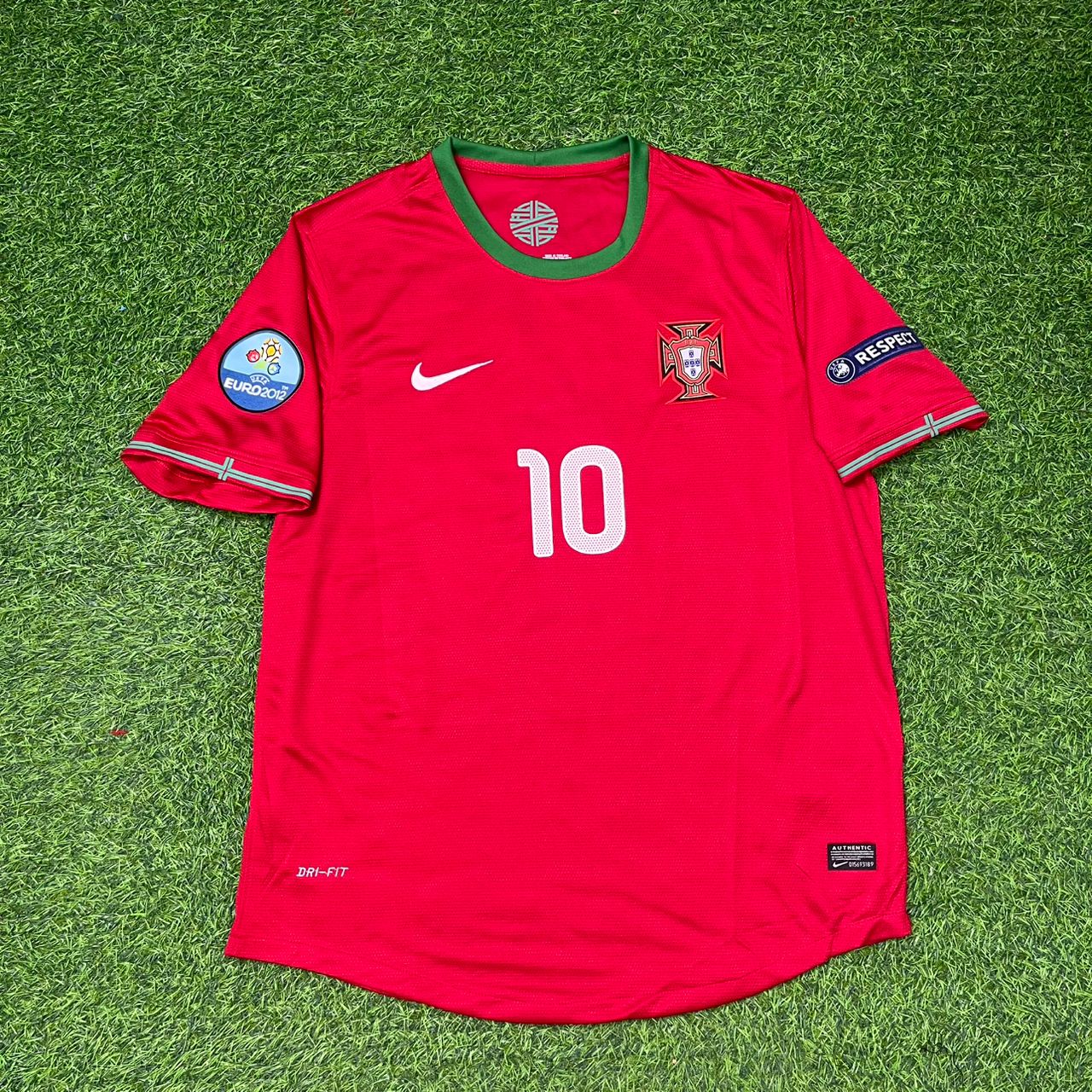 Portugal EURO 2012 Ricardo Quaresma Red Retro Football Jersey Kit