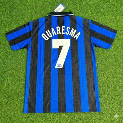 Ricardo Quaresma Inter Home Retro Football Jersey Kit