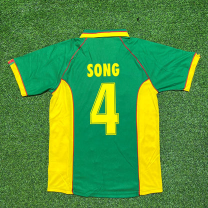 Cameroon World Cup 1998 Rigobert Song Retro Football Jersey