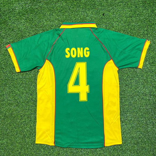 Cameroon World Cup 1998 Rigobert Song Retro Football Jersey