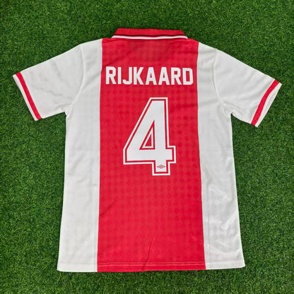 Frank Rijkaard Ajax 1988 1990 Retro Football Jersey Kit