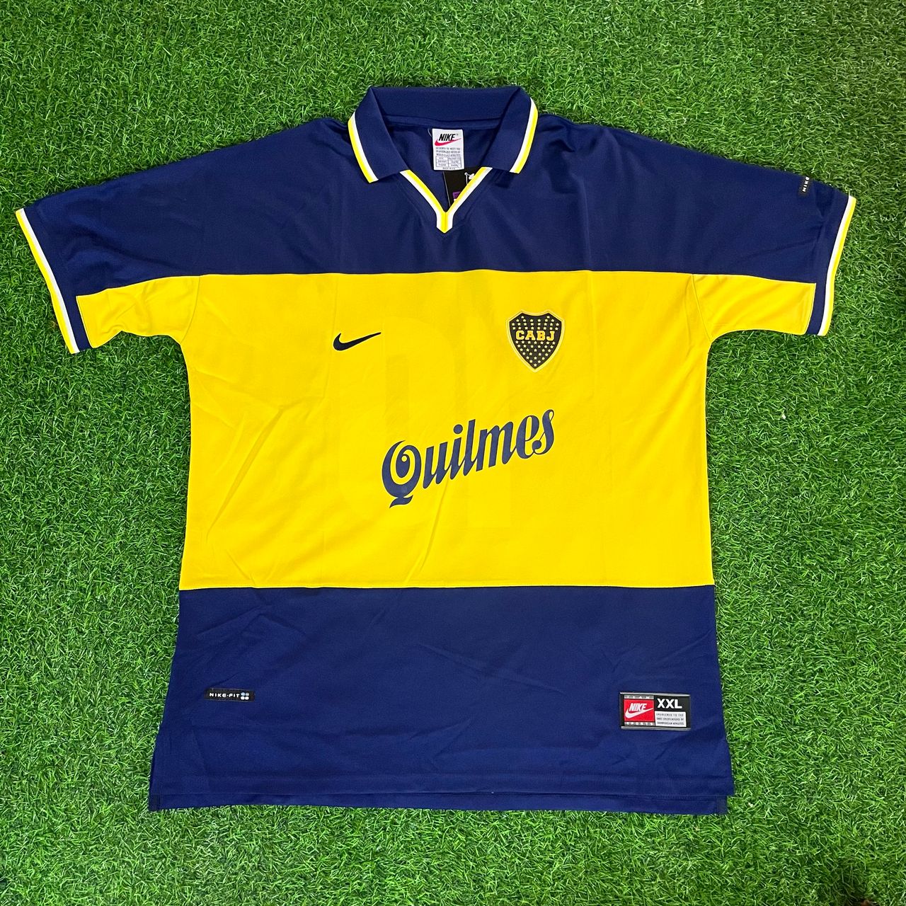Juan Roman Riquelme Boca Juniors 1998 - 1999 Retro Football Jersey Kit