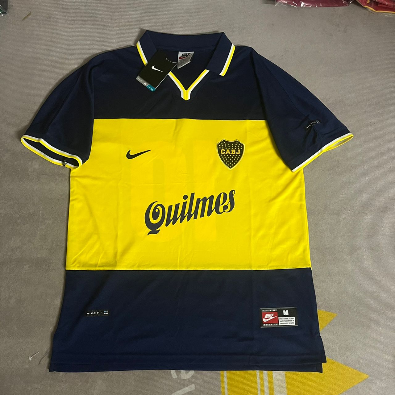 Juan Roman Riquelme Boca Juniors 1998 - 1999 Retro Football Jersey Kit