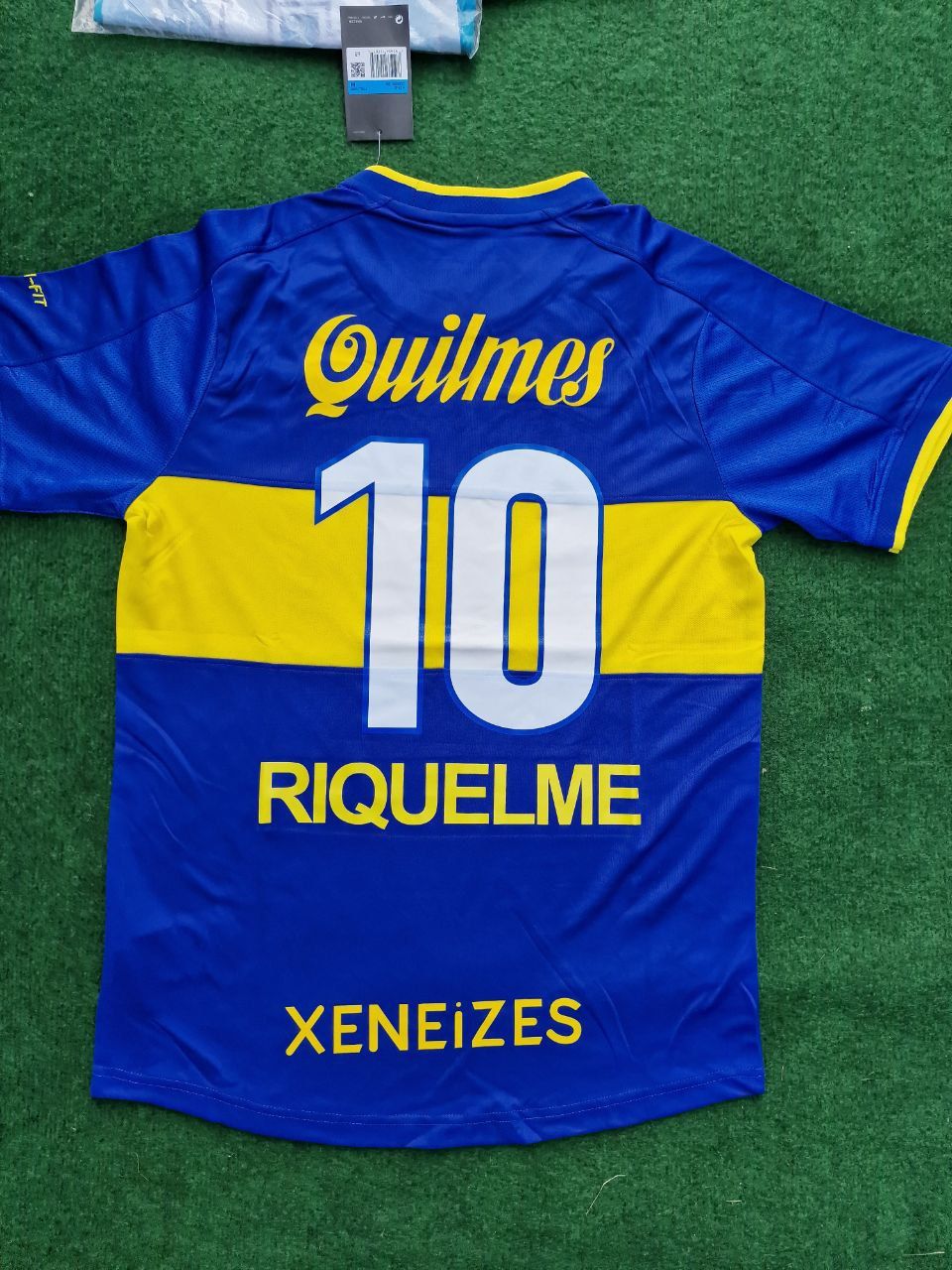 k*y様 Boca Juniors Jersey 10 ROMAN Juan Roman Riquelme Boca Juniors 2000 Retro Football Jersey Kit