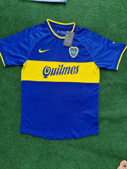 Juan Roman Riquelme Boca Juniors 2000 Retro Football Jersey Kit