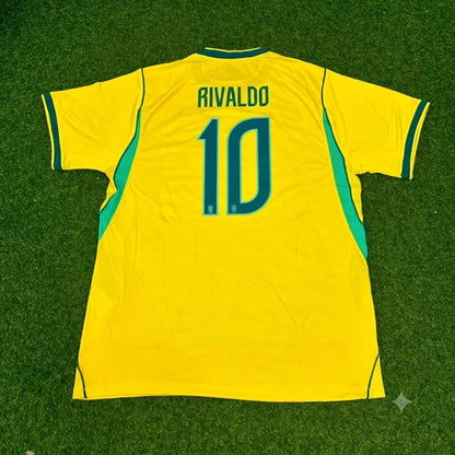 Rivaldo Brazil Commemorative Special Retro Football Jersey