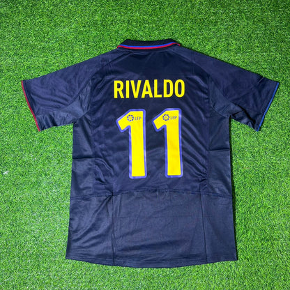 Rivaldo Barcelona Retro Season Retro Football Jersey