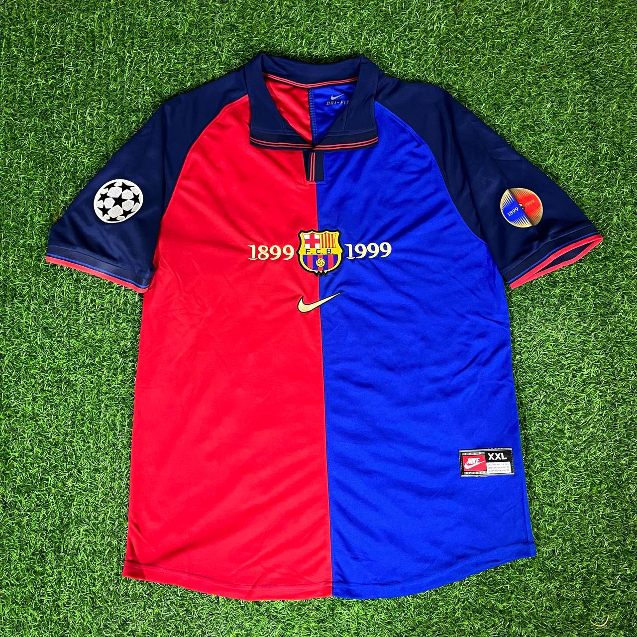 Phillip Cocu Barcelona 1998/1999 Retro Football Jersey Kit