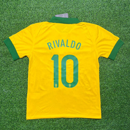 Rivaldo Brazil Retro Football Jersey Collection