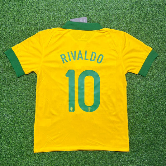 Rivaldo Brazil Retro Football Jersey Collection