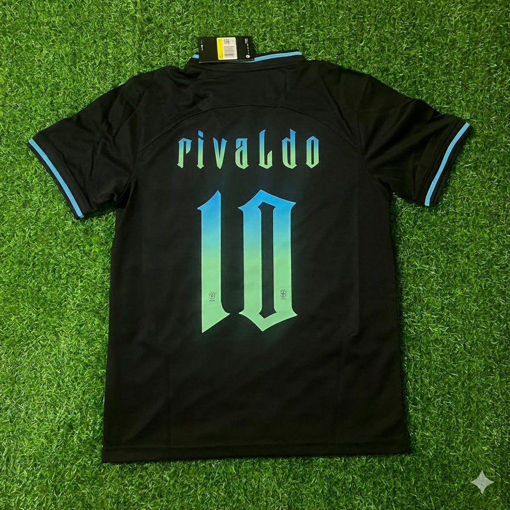 Rivaldo Brazil Retro Football Jersey