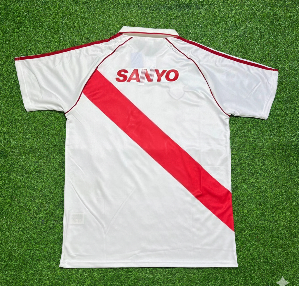 River Plate 1993-1994 Retro Home Football Jersey Kit