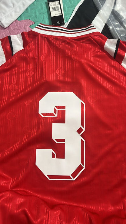 Türkiye Efsane Kirmizi Turkey Retro Kirmizi Özel Forma Football Jersey
