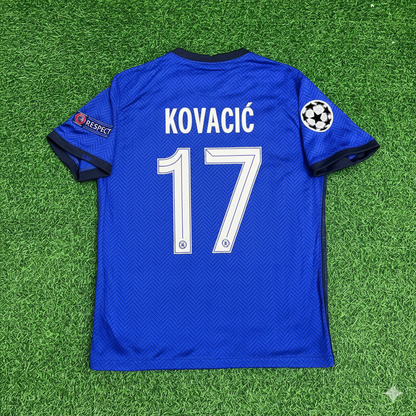 Mateo Kovacic Chelsea 2021 Champions League Final Porto Blue Retro Football Jersey Kit