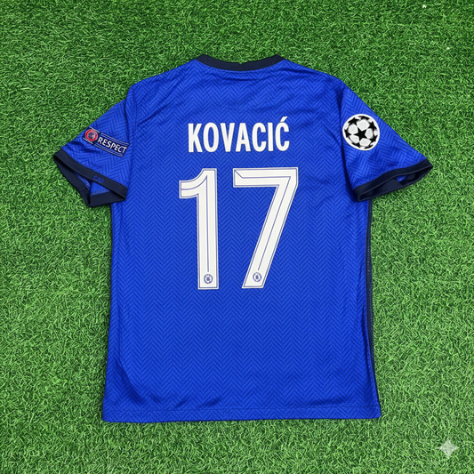 Mateo Kovacic Chelsea 2021 Champions League Final Porto Blue Retro Football Jersey Kit