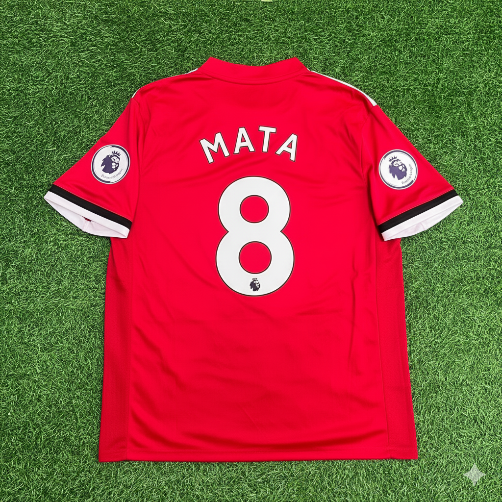 Juan Manuel Mata Manchester United 2017/2018 Football Jersey Kit