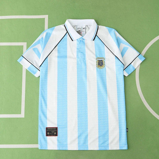 Season Argentina 1996 Home Retro Jersey Trikot Soccer Kit