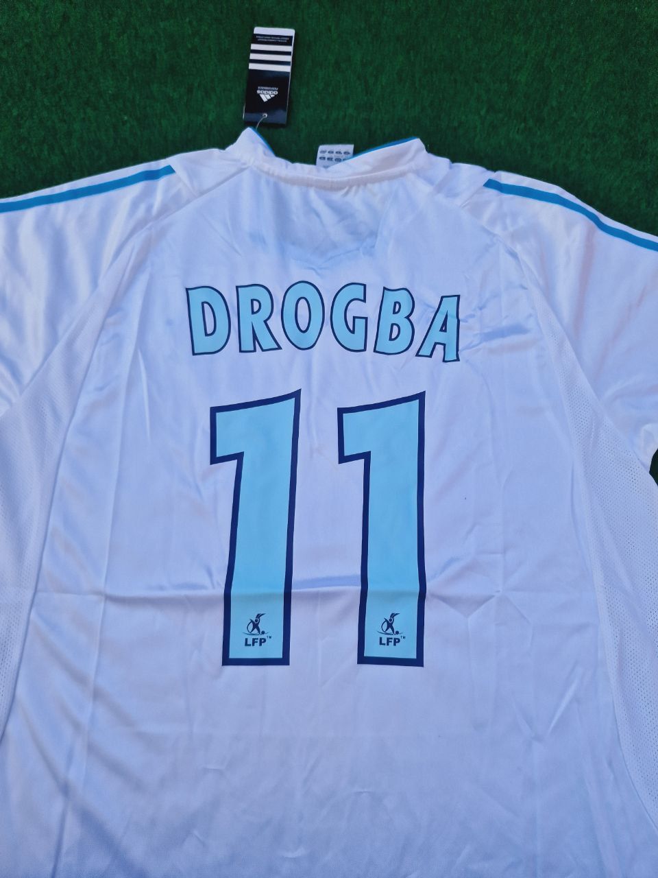 Olympique Marseille Didier Drogba 2003-04  Home No.11 Ligue 1 OM Football Jersey Maillot