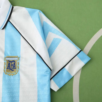 Argentina 1996 Season Home Retro Football Jersey