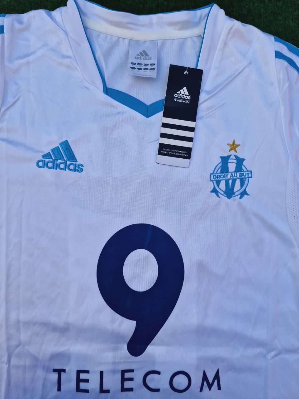 Olympique Marseille Didier Drogba 2003-04  Home No.11 Ligue 1 OM Football Jersey Maillot