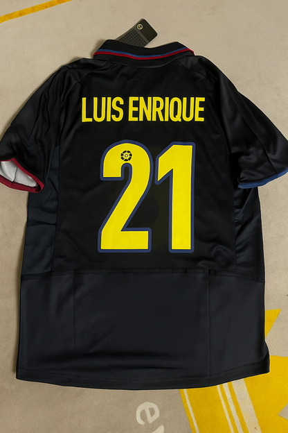 Luis Enrique Barcelona Retro 1997 Season Retro Football Jersey
