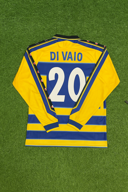 Marco Di Vaio Parma 1999/2000 Retro Long Sleeve Football Jersey Collection