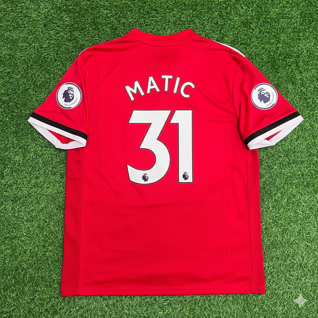 Nemanja Matic Manchester United 2017/2018 Football Jersey Kit