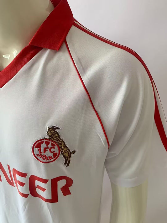 FC Köln Cologne 1980-81 – Home White Retro Kit Jersey Trikot Maillot