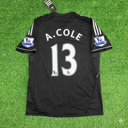 Ashley Cole Chelsea 2013/14 Black Retro Football Jersey Kit