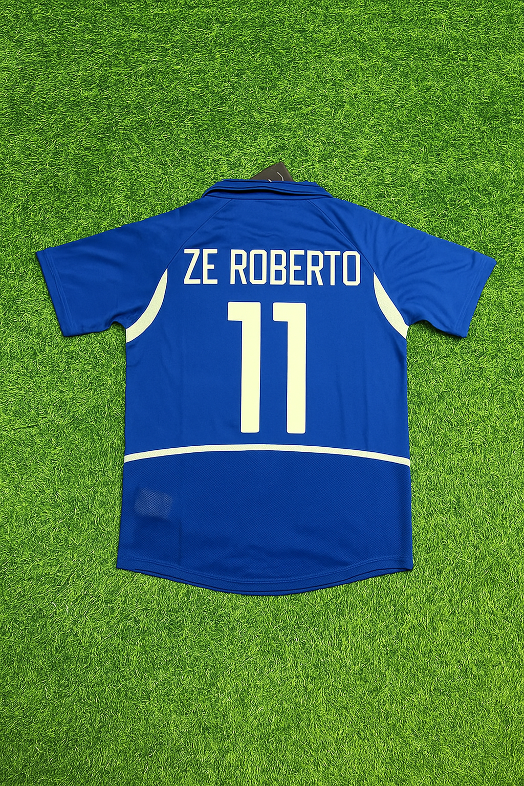 Brazil World Cup 2002 Ze Roberto Retro Football Jersey Kit