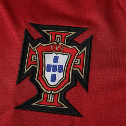 Portugal 2006 Season Home Red Retro Football Jersey