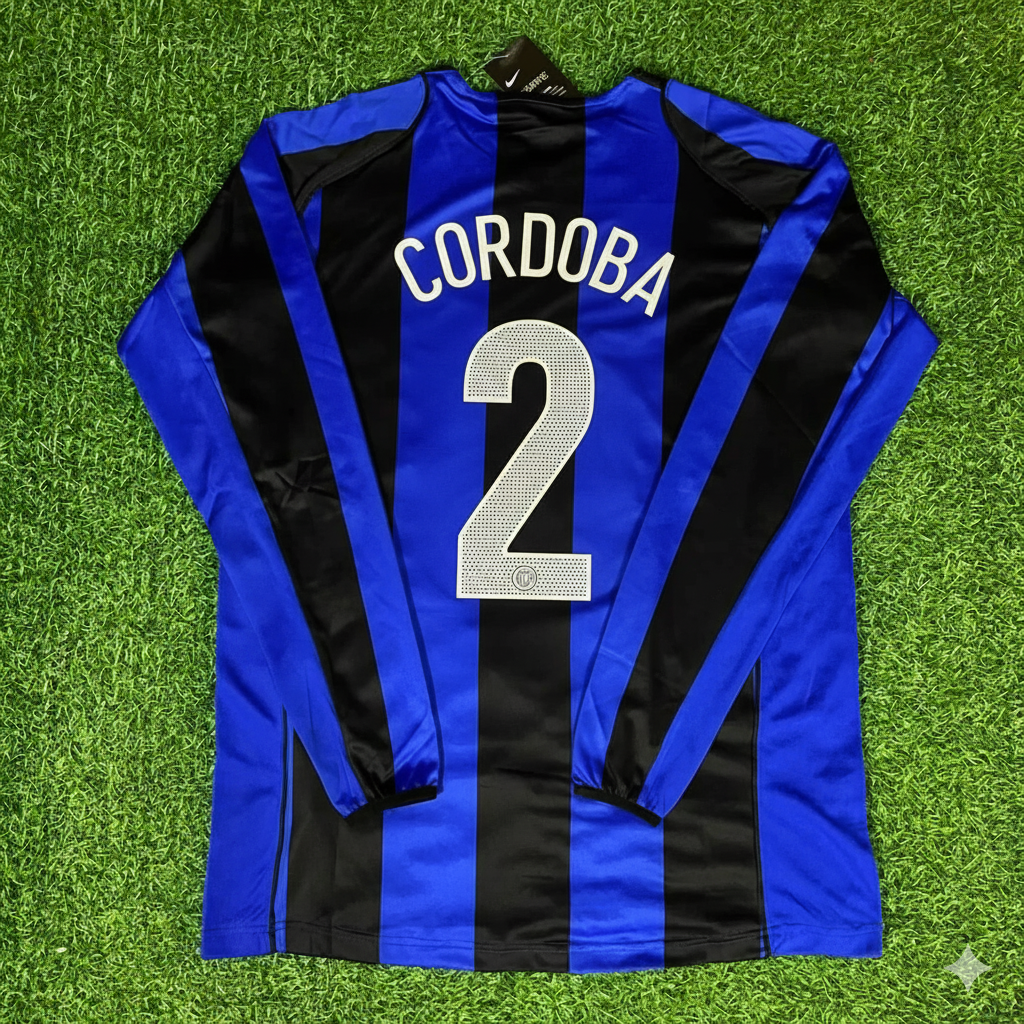 Ivan Cordoba Inter Milan 2004/05 Retro Football Jersey Kit